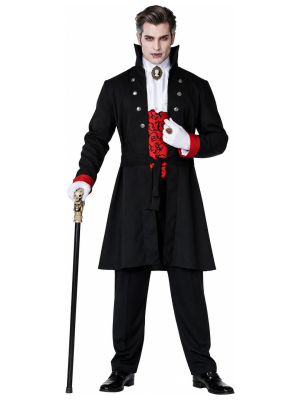 Disfraz de Vampiro Clásico para Hombre - Disfraces Halloween Vampiros - Disfraces de Vampiros y Goticos para Hombre