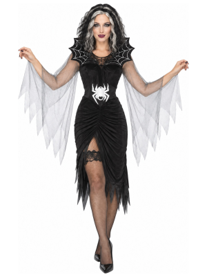 Disfraz de Vampiresa Araña para Mujer - Disfraces Halloween Vampiros - Disfraces de Vampiresas y goticas para Mujer