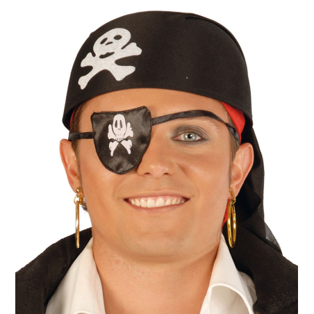 Sombrero Casquete Pirata - Complementos de Piratas