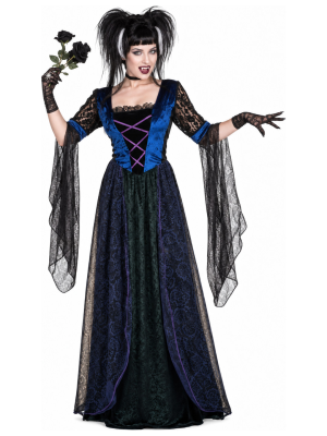 Disfraz de Vampiresa Gotica para Mujer - Disfraces Halloween Vampiros - Disfraces de Vampiresas y goticas para Mujer