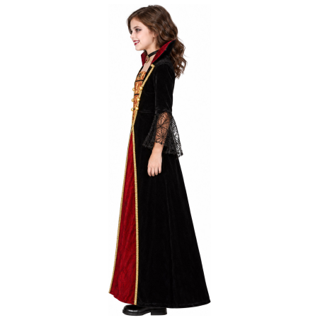 Disfraz de Vampiresa Clasica para Niña - Disfraces Halloween Vampiros - Disfraces de Vampiresas y Goticas para Niñas
