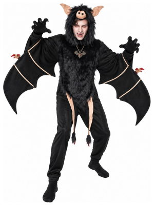 Disfraz de Vampiro Murcielago para Hombre - Disfraces Halloween Vampiros - Disfraces de Vampiros y Goticos para Hombre