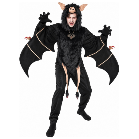 Disfraz de Vampiro Murcielago para Hombre - Disfraces Halloween Vampiros - Disfraces de Vampiros y Goticos para Hombre