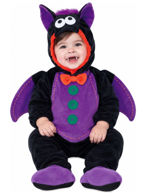 Disfraz De Murcielago Baby Morado