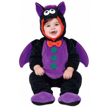 Disfraz De Murcielago Baby Morado