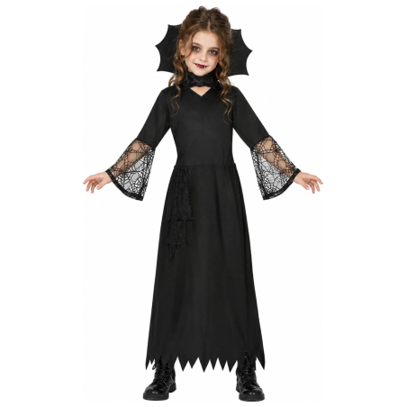 Disfraz de Vampiresa Araña para Niña - Disfraces Halloween Vampiros - Disfraces de Vampiresas y Goticas para Niñas