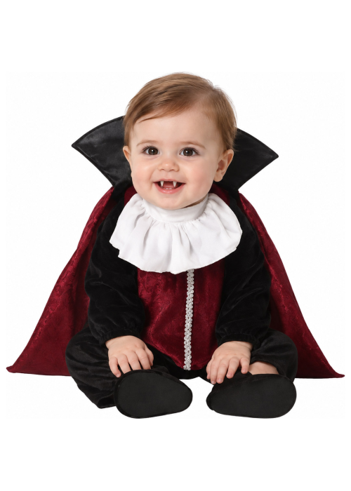 Disfraz de Vampiro Clasico para Bebe - Disfraces Halloween Vampiros - Disfraces de Vampiros y Vampiresas para Bebes