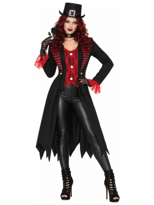 Disfraz de Vampiresa Gotica Roja para Mujer - Disfraces Halloween Vampiros - Disfraces de Vampiresas y goticas para Mujer