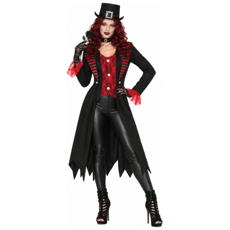Disfraz de Vampiresa Gotica Roja para Mujer - Disfraces Halloween Vampiros - Disfraces de Vampiresas y goticas para Mujer