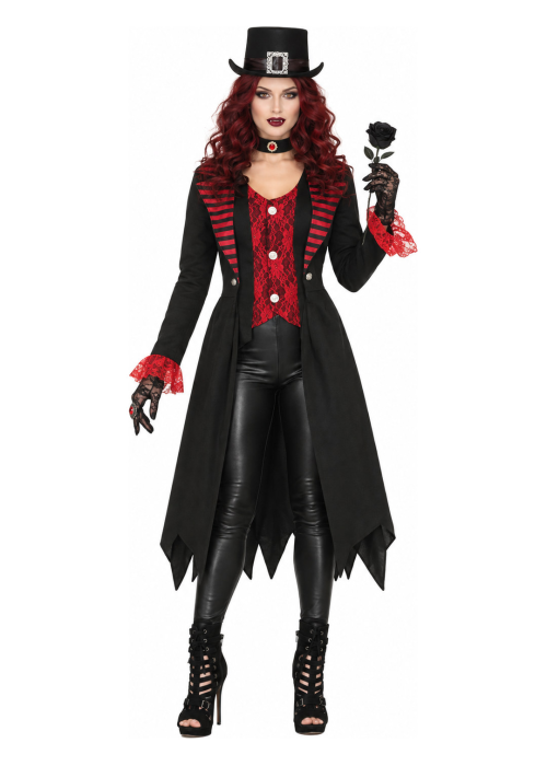 Disfraz de Vampiresa Gotica Roja para Mujer - Disfraces Halloween Vampiros - Disfraces de Vampiresas y goticas para Mujer