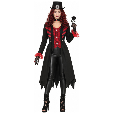 Disfraz de Vampiresa Gotica Roja para Mujer - Disfraces Halloween Vampiros - Disfraces de Vampiresas y goticas para Mujer