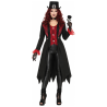 Disfraz de Vampiresa Gotica Roja para Mujer - Disfraces Halloween Vampiros - Disfraces de Vampiresas y goticas para Mujer