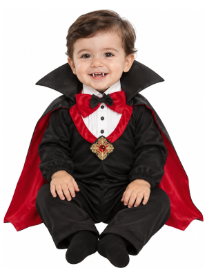 Disfraz de Vampiro Clasico para Bebe - Disfraces Halloween Vampiros - Disfraces de Vampiros y Vampiresas para Bebes