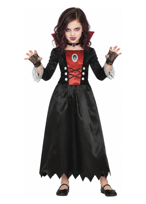 Disfraz De Vampiresa Camafeo Infantil
