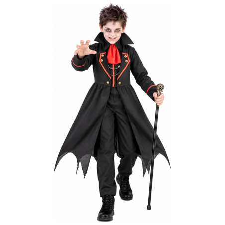 Disfraz de Vampiro Clasico para Niño - Disfraces Halloween Vampiros - Disfraces de Vampiros y Goticos para Niños