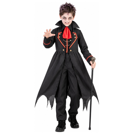 Disfraz de Vampiro Clasico para Niño - Disfraces Halloween Vampiros - Disfraces de Vampiros y Goticos para Niños