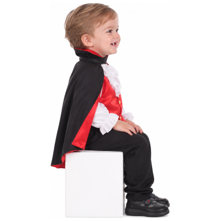 Disfraz De Dracula Rojo Bebe