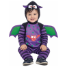 Disfraz de Vampiro Murcielago Rayas para Bebe - Disfraces Halloween Vampiros - Disfraces de Vampiros y Vampiresas para Bebes