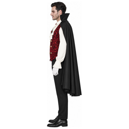 Disfraz de Vampiro Clásico para Hombre - Disfraces Halloween Vampiros - Disfraces de Vampiros y Goticos para Hombre