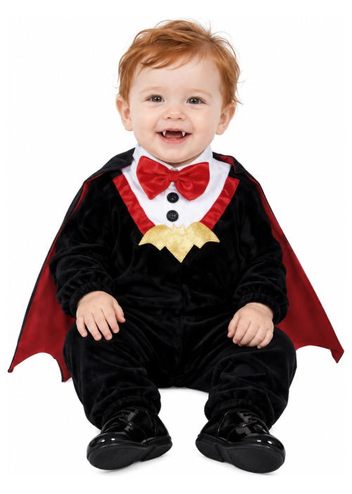 Disfraz de Vampiro Clasico para Bebe - Disfraces Halloween Vampiros - Disfraces de Vampiros y Vampiresas para Bebes