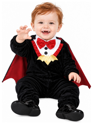 Disfraz de Vampiro Clasico para Bebe - Disfraces Halloween Vampiros - Disfraces de Vampiros y Vampiresas para Bebes