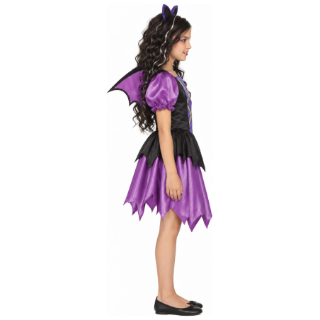 Disfraz de Vampiresa Murcielago para Niña - Disfraces Halloween Vampiros - Disfraces de Vampiresas y Goticas para Niñas
