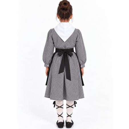 Conjunto Casera Cuadros Negro infantil - Trajes Regionales - Conjuntos y Trajes Regionales Niña