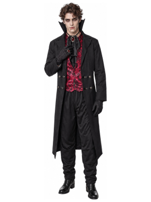 Disfraz de Vampiro Clásico para Hombre - Disfraces Halloween Vampiros - Disfraces de Vampiros y Goticos para Hombre