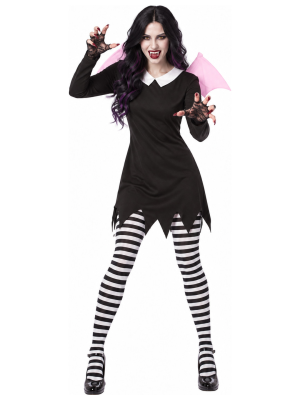Disfraz de Vampiresa con Alas para Mujer - Disfraces Halloween Vampiros - Disfraces de Vampiresas y goticas para Mujer