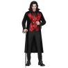 Disfraz de Vampiro Gotico Rojo para Hombre - Disfraces Halloween Vampiros - Disfraces de Vampiros y Goticos para Hombre