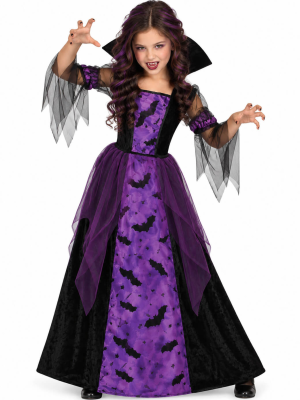 Disfraz de Vampiresa Murcielago para Niña - Disfraces Halloween Vampiros - Disfraces de Vampireras y Goticas para niña