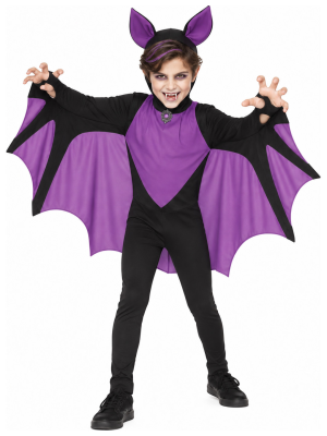 Disfraz de Vampiro Murcielago para Niño - Disfraces Halloween Vampiros - Disfraces de Vampiros y Goticos para Niños