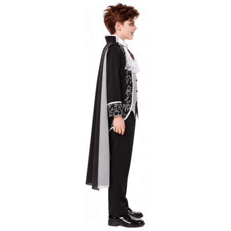 Disfraz de Vampiro Clasico para Niño - Disfraces Halloween Vampiros - Disfraces de Vampiros y Goticos para Niños