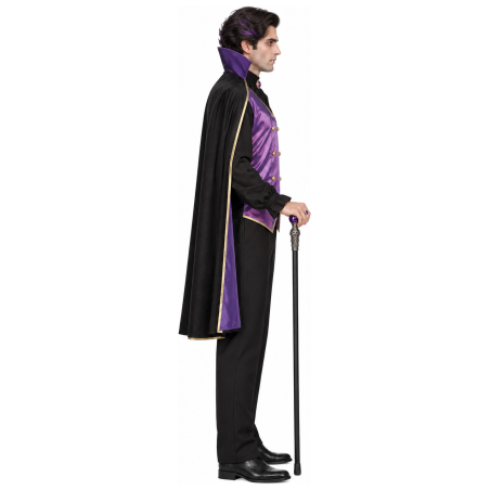 Disfraz de Vampiro Morado para Hombre - Disfraces Halloween Vampiros - Disfraces de Vampiros y Goticos para Hombre