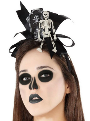 Diadema Con Esqueleto Y Lapida - Sombreros
