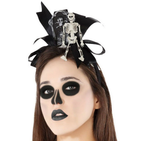 Diadema Con Esqueleto Y Lapida - Sombreros