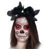 Diadema De Flors De Color Vermell I Negre