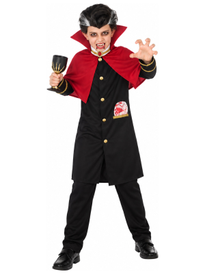 Disfraz de Vampiro Clasico para Niño - Disfraces Halloween Vampiros - Disfraces de Vampiros y Goticos para Niños