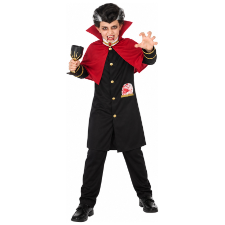 Disfraz de Vampiro Clasico para Niño - Disfraces Halloween Vampiros - Disfraces de Vampiros y Goticos para Niños