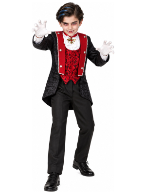 Disfraz de Vampiro Clasico para Niño - Disfraces Halloween Vampiros - Disfraces de Vampiros y Goticos para Niños