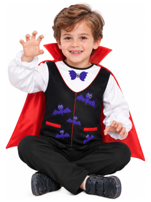 Disfraz de Vampiro Clasico para Bebe - Disfraces Halloween Vampiros - Disfraces de Vampiros y Vampiresas para Bebes