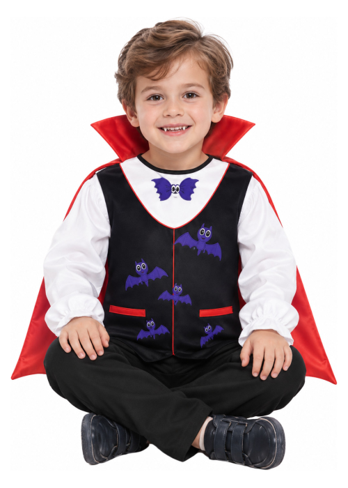 Disfraz de Vampiro Clasico para Bebe - Disfraces Halloween Vampiros - Disfraces de Vampiros y Vampiresas para Bebes