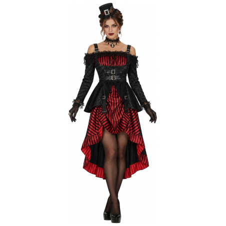 Disfraz de Vampiresa Steampunk para Mujer - Disfraces Halloween Vampiros - Disfraces de Vampiresas y goticas para Mujer