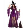 Disfraz de Bruja Morada Elegante Mujer - Disfraces de Brujas y Hechiceras - Disfraces de Brujas y Hechiceros para Mujer