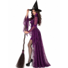 Disfraz de Bruja Morada Elegante - Disfraces de Brujas y Hechiceras
