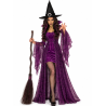 Disfraz de Bruja Morada Elegante Mujer - Disfraces de Brujas y Hechiceras - Disfraces de Brujas y Hechiceros para Mujer