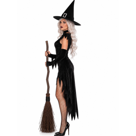 Disfraz De Bruja Negra Gotica Mujer - Disfraces Halloween Brujas