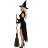 Disfraz De Bruja Negra Gotica Mujer - Disfraces Halloween Brujas