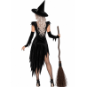Disfraz De Bruja Negra Gotica Mujer - Disfraces Halloween Brujas