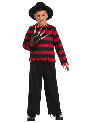 Disfraz De Freddy para niño - Disfraces Freddy Krueger - Disfraces de Asesino Pesadillas Infantil